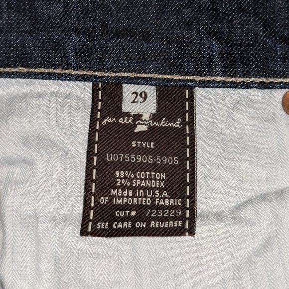 7 for All Mankind Dark Wash Bootcut Jean - Picture 6 of 6